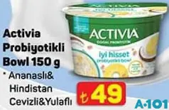 ACTİVİA PROBİYOTİKLİ BOWL 150 G fiyat ve kampanya bilgisi